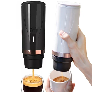 Мини-Ручная Профессиональная Капсульная кофеварка Для приготовления кофе Под давлением, Портативная Эспрессо-машина с питанием от горячей и холодной воды, Извлечение одним ключом
