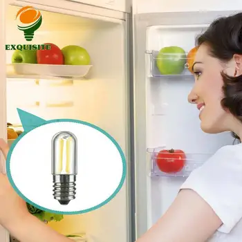 Мини Светодиодная Лампа 2700k Холодильник С Морозильной Камерой Лампа Накаливания E14 1 Вт 2 Вт 3 Вт Противоударный Теплый/холодный Белый Прожектор Светодиодная Лампа 220 В С Регулируемой Яркостью