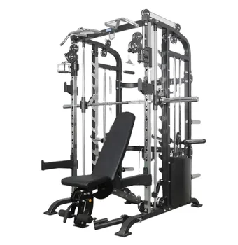 Многофункциональная портальная стойка для приседаний Smith machine, набор тренажеров для тренажерного зала, комбинированное домашнее комплексное оборудование для тренировок