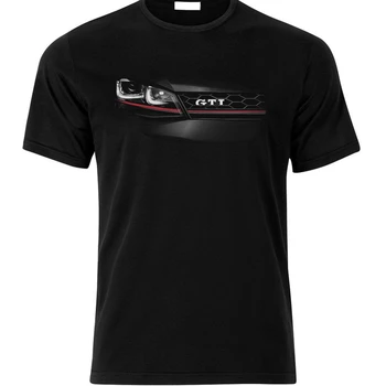 Модная футболка GTI MK7 GOLF LED VII GT для фанатов Японских Автомобилей, Летняя Хлопковая футболка Унисекс с Круглым вырезом и коротким рукавом, Новая S-3XL