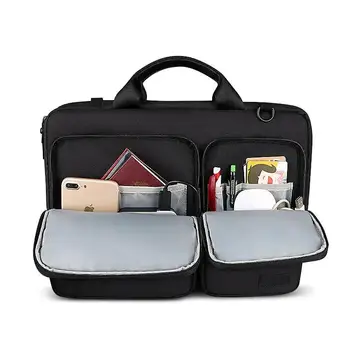 Модные сумки для ноутбуков из полиэстера для мужчин и женщин 13,3 14,1 15,4 15,6 дюймов для Macbook, повседневная портативная водонепроницаемая офисная сумка для ноутбука