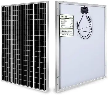 Модуль PV высокой эффективности Монокристаллической солнечной панели мощностью 100 Вт для зарядки аккумулятора Лодки, , RV и любого другого автономного устройства