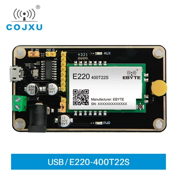Модульная Тестовая плата LLCC68 с интерфейсом USB и антенной E22-400TBL-01 Тестовый комплект 433 МГц 470 МГц Беспроводной модуль UART