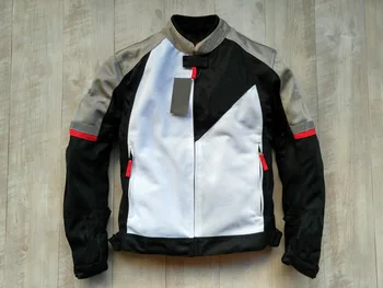 Мотоциклетная зимняя куртка для Honda Ветрозащитная теплая куртка для езды по бездорожью Съемный вкладыш Черный/СЕРЫЙ