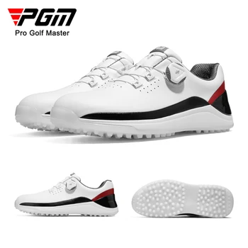 Мужская обувь для гольфа PGM, дышащая и нескользящая, с кружевной ручкой, водонепроницаемая мужская обувь для гольфа, кроссовки