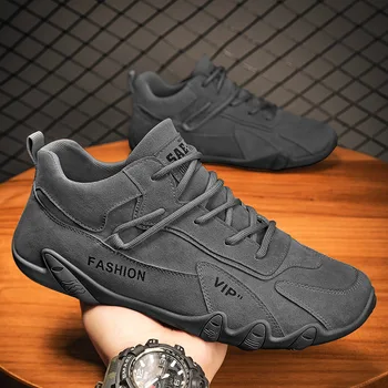 Мужская спортивная обувь Для отдыха Мужская рабочая обувь 2023 Новая весенняя обувь из искусственной замши Для мальчиков Повседневные кроссовки Мужские Zapatillas De Mujer