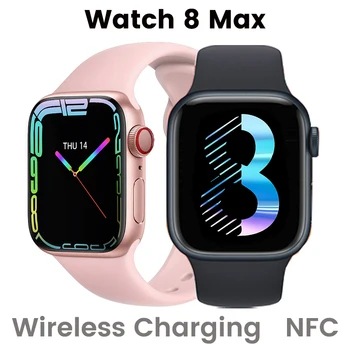 Мужчины отвечают на звонок, 1,85 Беспроводная зарядка NFC, спортивный трекер, Женские умные часы, подарок для Apple Phone Watch 8 Max Smart Watch