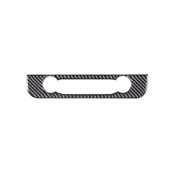 Мультимедийная ручка Центрального управления, Кнопка, рамка, накладка для Ford Maverick 2022 2023, Аксессуары - Мягкий карбон