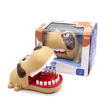 Мультяшные игрушки с зубами животных, игра для детей, Кусающие пальчики, Забавные игрушки со звуком и светом