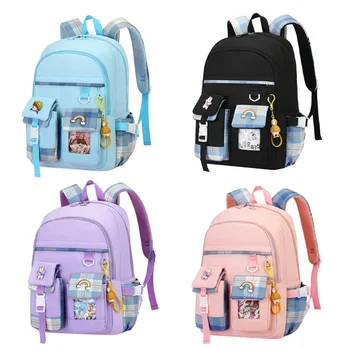 Мультяшный школьный рюкзак Большой Емкости, школьный рюкзак, сумка для книг для девочек-подростков 066F