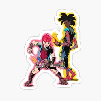 Наклейка Nimona & Spiderpunk Наклейка для Ноутбука Декор Спальня Автомобиль Милый Мультфильм Искусство Модный Общественный Чемодан