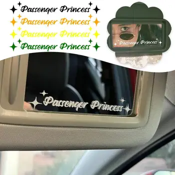 Наклейка на Автомобильное зеркало для пассажиров Princess Star, наклейка на Зеркало заднего вида, Виниловая наклейка для декора автомобиля, Аксессуары для интерьера автомобиля
