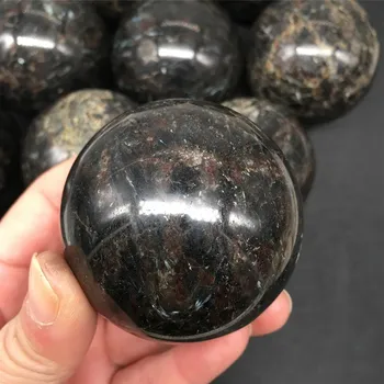 Натуральный астрофиллит хрустальная сфера кварцевые кристаллы шар минеральные духовные целебные камни для украшения дома