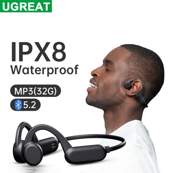 Наушники X18 Pro с костной проводимостью Bluetooth, беспроводные наушники IPX8, водонепроницаемая гарнитура для плавания, Встроенная память 8 ГБ