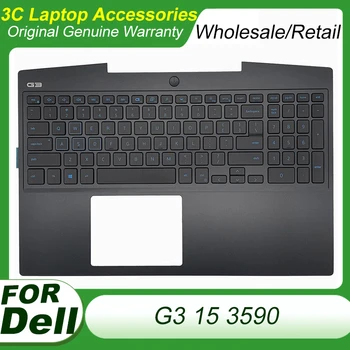Новая Клавиатура США/RU Для ноутбука Dell G3 15 3590 Gamer, Подставка для Рук, Чехол с Подсветкой клавиатуры, Красный, Белый, Синий, Keycap 0P0NG7 P0NG7