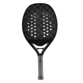 Новая ракетка для пляжного тенниса для игрока из 18-каратного углеродного ЭВА с мягкой шероховатой поверхностью, ракетка для пляжного тенниса
