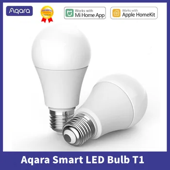 Новая Умная светодиодная лампа Aqara T1 Zigbee 3.0 E27 2700K-6500 K 220-240 В Приложение Remote Lamp Light Для Xiaomi smart home mihome Homekit App