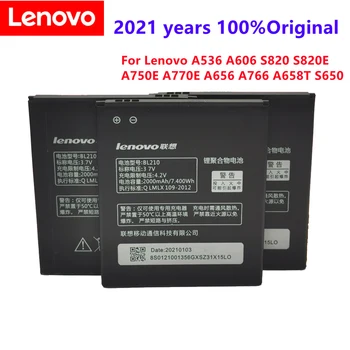Новейший оригинальный высококачественный BL210 для Lenovo A536 A606 S820 S820E A750E A770E A656 A766 A658T S650 Замена аккумулятора телефона