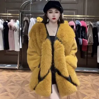 Новое модное свободное пальто han edition для утепления женской ниши joker высокого класса maomao show thin coat