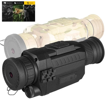 Новое Цифровое ночное видение Высокой четкости NV535 Установка SD-карты Фото-Видео-Прицел ночного видения Охотничий Патруль Инфракрасный Телескоп