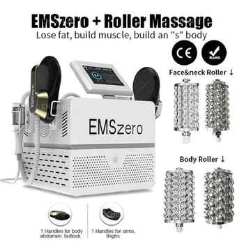 Новый аппарат для похудения EMSslim Neo Body с роликом EMSzer и радиочастотным скульптором Hiemt, оборудование для сжигания жира и стимуляции мышц