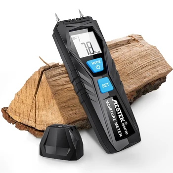 Новый двухконтактный цифровой измеритель влажности древесины, тестер влажности бумаги, Настенный гигрометр, детектор влажности древесины, ЖК-тестеры влажности древесины