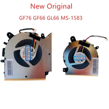 Новый Оригинальный Ноутбук CPU GPU Охлаждающие вентиляторы Для Msi Samurai GF76 GF66 GL66 MS-1583 Вентилятор воздушного охлаждения N459 N460 N477 Вентилятор