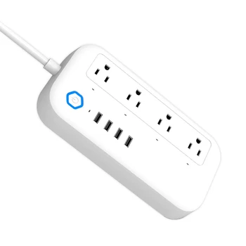 Новый подключаемый модуль Tuya WiFi Smart Plug, подключаемый субконтроллер, Голосовое управление, переключатель времени, Умный дом, работа с Alexa Google Hom