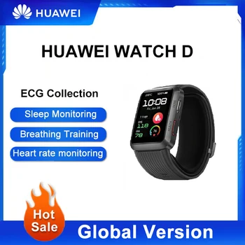 Новый продукт Huawei Watch D, Наручный ЭКГ-монитор артериального давления Huawei, измерение артериального давления, спортивные часы Huawei Smartwatch