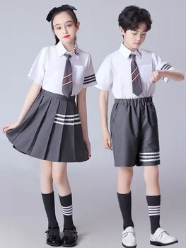 Одежда для выступлений детского хора, одежда для занятий спортом, Одежда для встречи с классом, Фото на выпускной, Школьная одежда для начальной школы, Корея