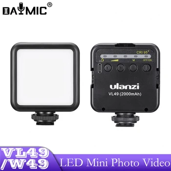 Оптовая продажа Ulanzi VL49 LED 6W Mini Photographic Video Lighting