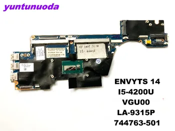 Оригинальная материнская плата для ноутбука HP ENVY TS 14 I5-4200U VGU00 LA-9315P 744763-501 протестирована хорошая бесплатная доставка