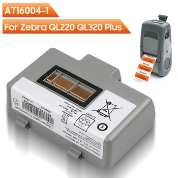 Оригинальная Сменная Батарея AT16004-1 Для Zebra QL220 QL320 Plus QL220 + QL320 + Аутентичная Перезаряжаемая батарея 1900 мАч