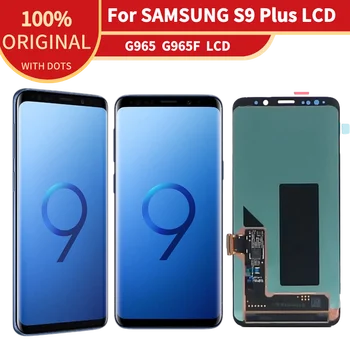 Оригинальный AMOLED S9 Plus Без Рамки Для Samsung Galaxy S9 Plus Дисплей G9650 G965W SM-G965F Замена Сенсорного ЖК-экрана Digitizer