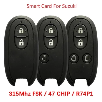 Оригинальный FCC R74P1 для Suzuki Remote Smart Card брелок 315 МГц с чипом FSK 47