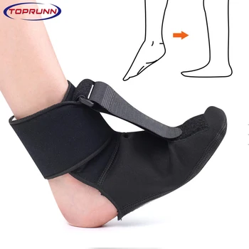 Ортопедический бандаж для поддержки голеностопного сустава с регулируемым опусканием стопы, нескользящие регулируемые компрессионные носки для поддержки ног, рукав-стабилизатор, обертывание