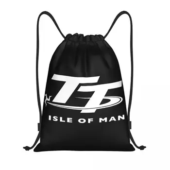 Остров Мэн, Рюкзак на шнурке, спортивная сумка для мужчин, женщин, TT, рюкзак для покупок, мотоцикл