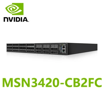 Открытый Ethernet-коммутатор NVIDIA Mellanox MSN3420-CB2FC Spectrum-2 25GbE/100GbE с 48 портами SFP28 для Cumulus Linux и 12 портами QSFP28 для QSFP28