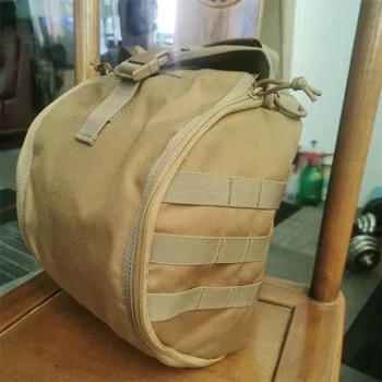 Открытый Альпинистский Тактический Шлем Сумка Портативный Защитный Аварийный комплект Военный Вентилятор Спасательная Поясная сумка Подвесная сумка