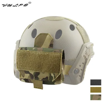 Охотничий страйкбольный тактический шлем VULPO, чехол для аккумулятора, быстрый противовес для шлема, аксессуары для шлема MC BK KH