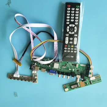 Плата контроллера для HV150UX1-100 HV150UX1-101 HV150UX1-102 DVB-C DVB-T пульт дистанционного управления ТЕЛЕВИЗОРОМ VGA USB AV Цифровой HDMI 1600X1200 ЖК-дисплей 15 
