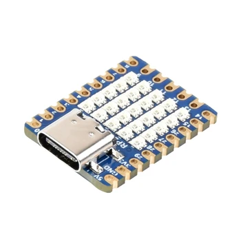 Плата микроконтроллера E9LB RP2040 Raspberry, оснащенная светодиодом 5x5 RGB для расширения функциональности чипа Rp2040