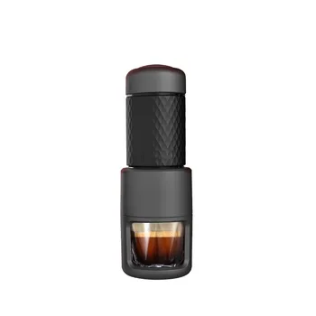 Портативная кофеварка Nespresso Espresso Перезаряжаемая Кофемашина для приготовления кофе на открытом Воздухе Со Встроенным Аккумулятором Для Извлечения Порошка и капсулы