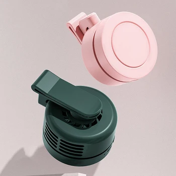 Портативный охладитель воздуха Перезаряжаемый Мини-электрический вентилятор без лопастей Зажим для вентиляции для занятий спортом на открытом воздухе Удобный инструмент для путешествий