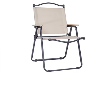 Портативный складной низкий стул для взрослых и детей, алюминиевый сплав, дерево, Походный стул