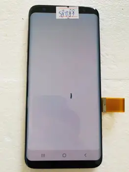 Применимо для Samsung S8 SUPER AMOLED ЖК-экран, с хорошей сенсорной функцией и несколькими небольшими дефектами (с рамкой)