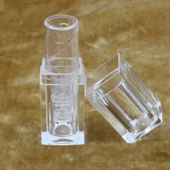 прозрачный объемный пакет, округлый высококачественный тюбик губной помады, пустой контейнер для бальзама для губ F20172073