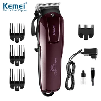 Профессиональный Триммер для волос Kemei, Мощная Машинка Для Стрижки Волос, Электробритва для волос, Электрическая Бритва Для Бороды