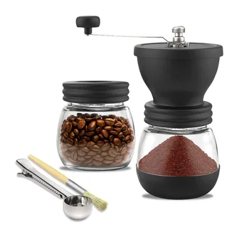 Ручная кофемолка шлифовальный станок с двойным подшипником, экономящий трудозатраты ручной станок для измельчения кофейных зерен