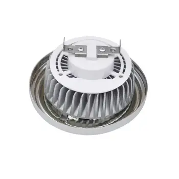Светодиодная лампа COB AR111 ES111 QR111 15 Вт с алюминиевым корпусом с ребрами Обладает лучшим рассеиванием тепла На рынке AC85-265V